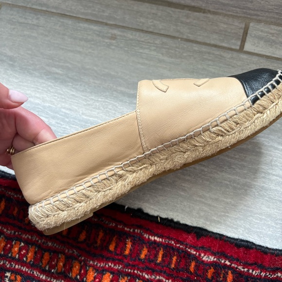 Chanel espadrilles lamb skin leather - Picture 6 of 16